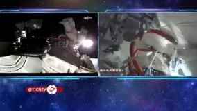 راه‌پیمایی فضانوردان چینی خارج از ایستگاه فضایی