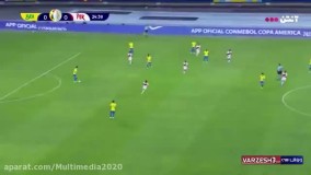 خلاصه بازی برزیل 1 - پرو 0 (اولین فینالیست کوپا آمریکا ‌)