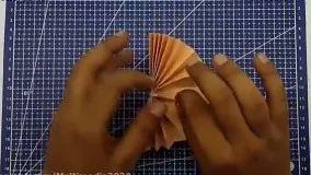 آموزش اوریگامی با کاغذ | اوریگامی زیبای خفاش | ساخت خفاش کاغذی زیبا