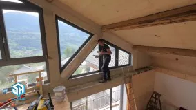 بازسازی خانه چوبی