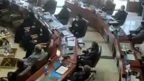 مجلس سینه زنی در صحن شورای شهر تهران