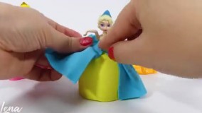 آموزش ساخت لباس های عروسک | خمیر بازی کودکانه | تفریحی و سرگرمی