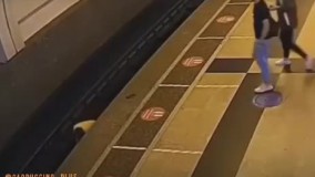 کلیپ پربازدید از واکنش سریعِ مسافران متروی مسکو