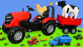 کارتون ماشین بازی کودکانه _ با داستان مزرعه حیوانات