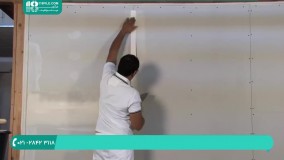 کناف کاری-کناف سقف- آموزش درزگیری روی دیوار