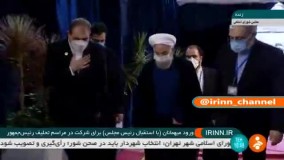ورود حسن روحانی به مراسم تحلیف ریاست جمهوری