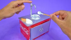 آموزش کاردستی های ساده _ ساخت سینک ظرفشویی