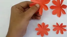 آموزش اوریگامی با کاغذ ساخت گل تزئینی فوق‌العاده زیبا