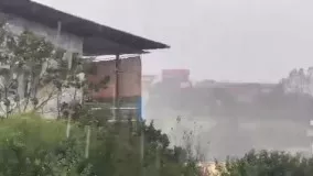 باران و تندباد شدید در مازندران