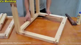 آموزش کاردستی با چوب | ساخت میز کشو دار