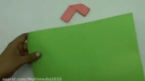 آموزش اوریگامی با کاغذ _ ساخت اوریگامی اسلحه با کاغذ