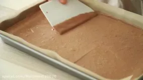 آموزش درست کردن کیک رولی شکلاتی خوشمزه
