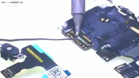 آموزش تعمیر ساعت اپل واچ -  تعمیر اتصالات باطری