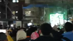 شادی و پایکوبی مردم در میدان تجریش تهران