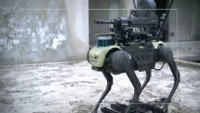 تصاویری از سگ های رباتیک مسلح چینی