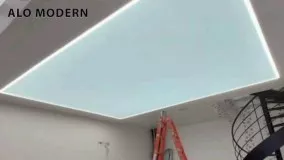 سقف کشسان ترنسپرنت با لاین نوری