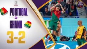پرتغال ۳-۲ غنا خلاصه بازی برد دشوار در شب تاریخ‌ سازی رونالدو