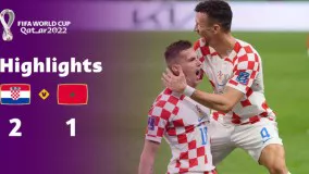 کرواسی ۲-۱ مراکش پایان خوش جام برای کروات‌ها