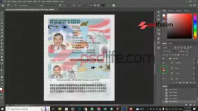 US green card psd template | green card template free | novelty id