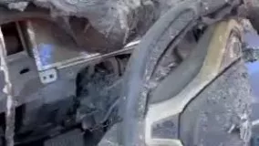 آتش گرفتن خودرو تسلا به دلیل ایرادات برقی