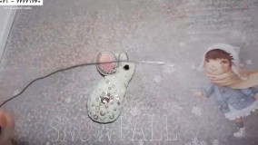 جواهر دوزی-منجوق دوزی-آموزش گل سینه موش(پارت دوم)