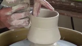 سفالگری با دست-ساخت ظروف سفالی-فنون ساخت فنجان