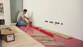 اجرای پانل دیواری-آموزش نصب دیوارپوش سه بعدی-قاب دیوار با پیش بند های چوبی