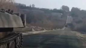 شوخی استهزاءآمیز راننده اوکراینی با نظامیان روس