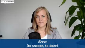 to sleep آموزش زبان آلمانی-آموزش تصویری زبان آلمانی-فعل