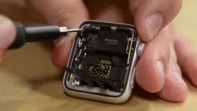 تعمیر اپل واچ-آموزش تعمیر تاچ ساعت هوشمند-کالبد شکافی چهار