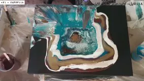 نقاشی آبستره سه بعدی-آموزش نقاشی آبستره-نقاشی آبستره