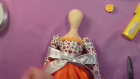 لباس عروسک تیلدا - عروسک تیلدا با الگو - آموزش عروسک لباس عروسک تیلدا