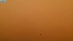 تصاویر آخرالزمانی از طوفان شن در یزد