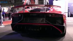 صدای زیبای  اگزوز لامبورگینی اونتادور (Lamborghini Aventador)