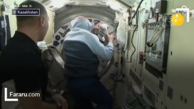 فضانوردان آمریکایی و روس با هم به زمین بازگشتند