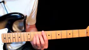 گیتار الکتریک-تکنوازی گیتار-ساخت توالی آکورد کلید مینور