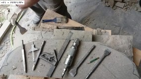 سنگ تراشی-حکاکی روی سنگ-ابزارهای متفاوت