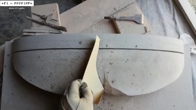 سنگ تراشی-حکاکی روی سنگ-ساخت آبنما با سنگ آهگ_1