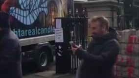 ورود اعتراضی یک راننده کامیون به سفارت روسیه در دوبلین