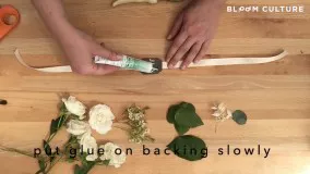 گل آرایی- فیلم آموزش گل آرایی-آموزش درست کردن دستبند با رز طبیعی