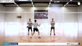 والیبال به کودکان-آموزش والیبال-دفاع در بازی