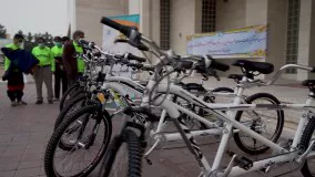 اهدای پنج دستگاه دوچرخه دونفره به جانبازان روشن دل