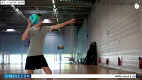 والیبال به کودکان-آموزش والیبال-گرم کردن تک نفره برای ضربات حمله