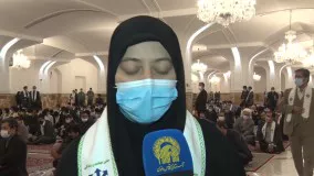 جشن تکلیف دانش‌آموزی مدارس تیزهوشان مشهد در حرم مطهر رضوی