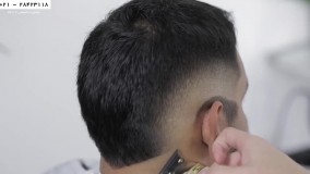 آموزش آرایشگری مردانه -آموزش فید پشت به همراه حالت جدید پشت مو
