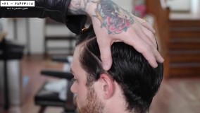 اصلاح موی سر مردانه در خانه -آموزش اصلاح بالای سر با قیچی