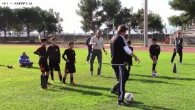 فوتبال-روش های تکنیکی در فوتبال-آموزش دریبل زدن وحرکت با توپ باموانع
