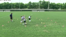فوتبال به کودکان-آموزش تکنیک فوتبال-آموزش دریبل زدن به کودکان 6تا8ساله