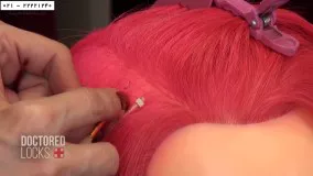 اکستنشن مو-اکستنشن مو طبیعی-نصب اکستنشن مو با میکرو رینگ