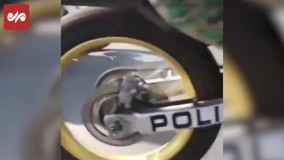 موتورسواری عجیب یک سرگرد نیروی انتظامی